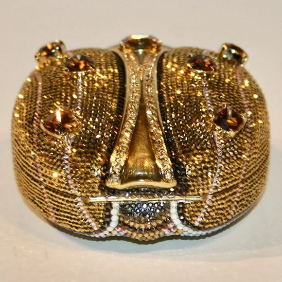 Judith Leiber Gold Ladybug Beetle 45th Anniversary Edition Bag Clutch - Picture 5 of 9